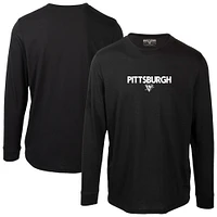 T-shirt à manches longues Oscar City Capsule pour homme, noir, Pittsburgh Penguins