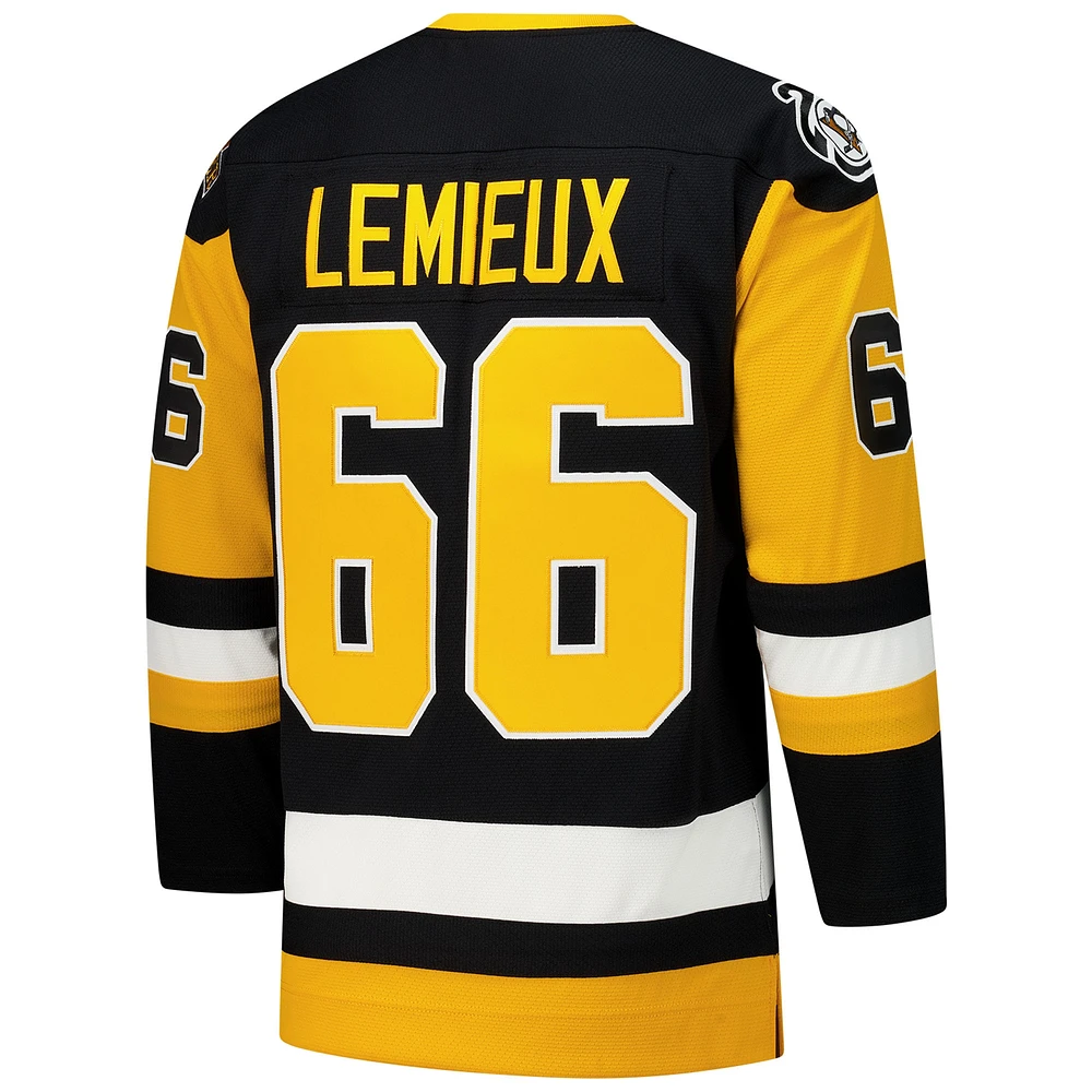 Men's Mario Lemieux Black Pittsburgh Penguins 1991-92 Power Play Jersey