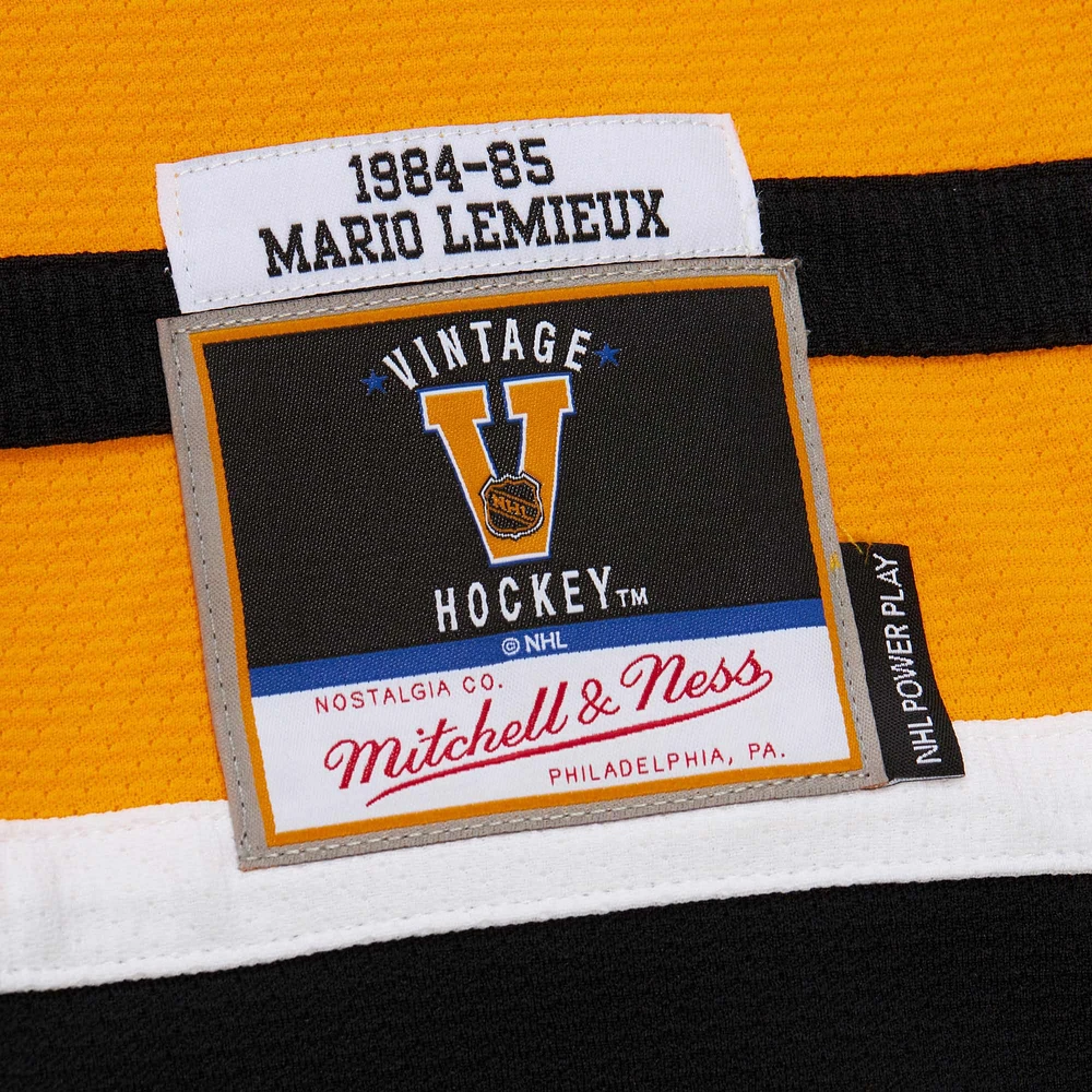 Men's Mario Lemieux Gold Pittsburgh Penguins 1984-85 Power Play Jersey