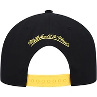 Men's Mitchell & Ness Black Pittsburgh Penguins Retro Lock Up Snapback Hat