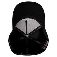Men's Pro Standard Black Pittsburgh Penguins Paint the City Pinch Front Snapback Hat