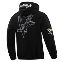 Men's Pro Standard  Black Pittsburgh Penguins Paint the City Pullover Hoodie