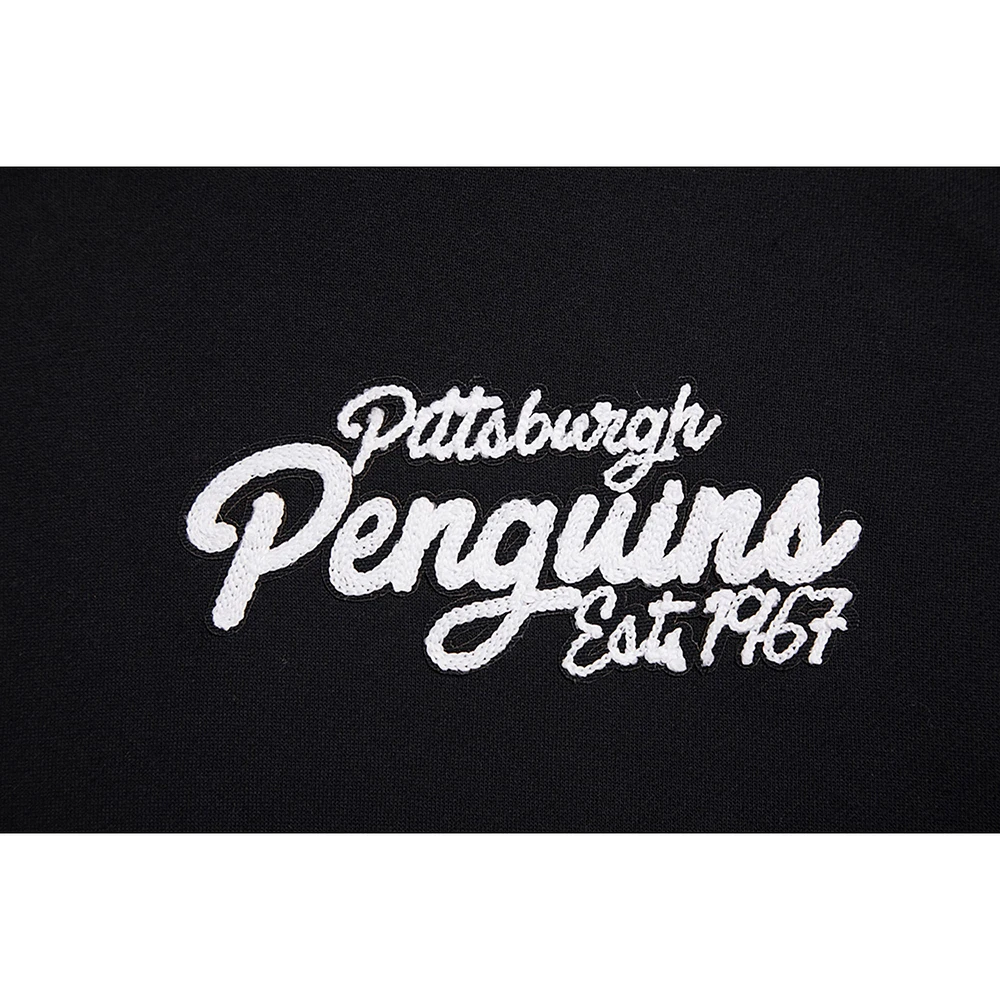 Men's Pro Standard  Black Pittsburgh Penguins Paint the City Pullover Hoodie