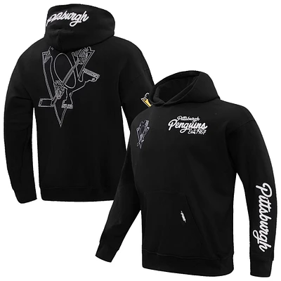 Men's Pro Standard  Black Pittsburgh Penguins Paint the City Pullover Hoodie