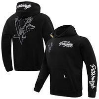 Men's Pro Standard  Black Pittsburgh Penguins Paint the City Pullover Hoodie