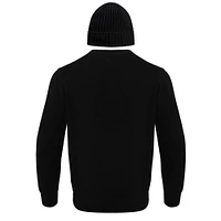 Men's Pro Standard Black Pittsburgh Penguins Pullover Sweater & Cuffed Knit Hat Box Gift Set