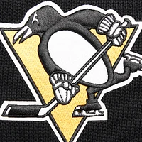 Men's Pro Standard Black Pittsburgh Penguins Pullover Sweater & Cuffed Knit Hat Box Gift Set