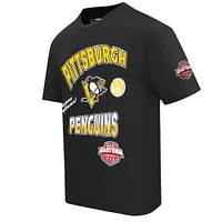 Men's Pro Standard Black Pittsburgh Penguins Turn It Up T-Shirt