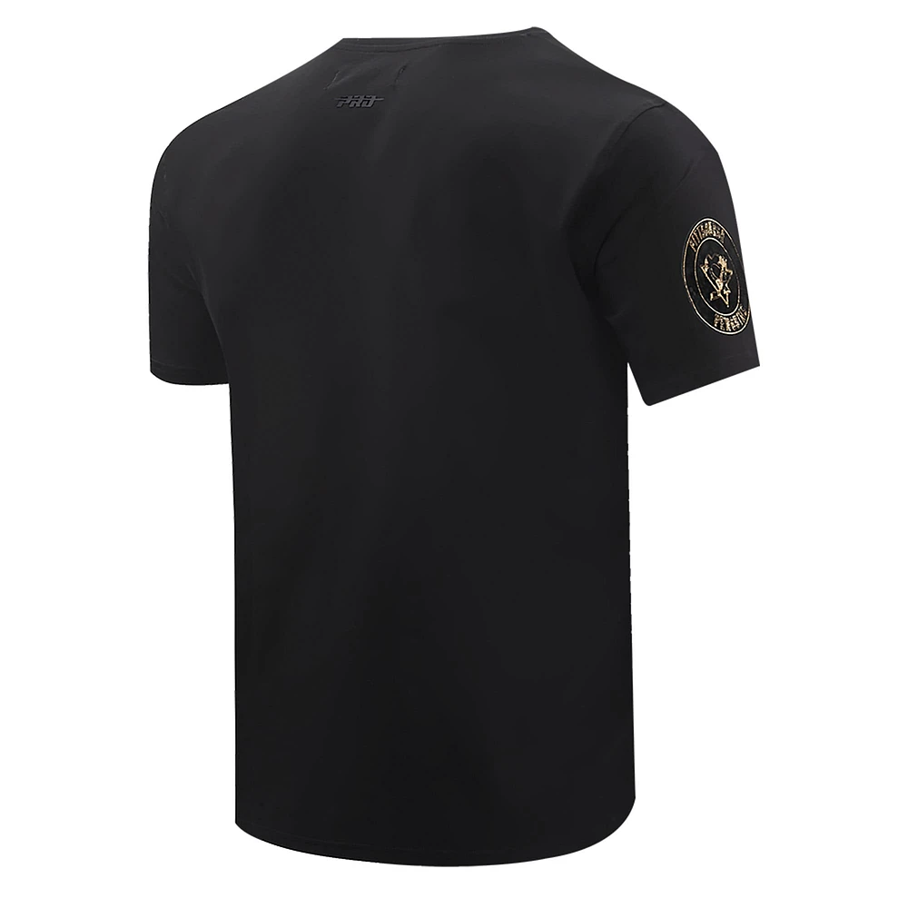 Men's Pro Standard Black Pittsburgh Penguins Wordmark T-Shirt