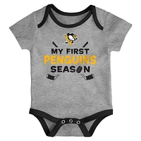 Newborn & Infant Pittsburgh Penguins Legend Three-Piece Bodysuit Set