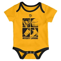 Newborn & Infant Pittsburgh Penguins Legend Three-Piece Bodysuit Set