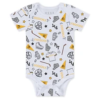 Newborn & Infant WEAR by Erin Andrews Pittsburgh Penguins Turn Me Around Bodysuits Pants 3-Piece Set