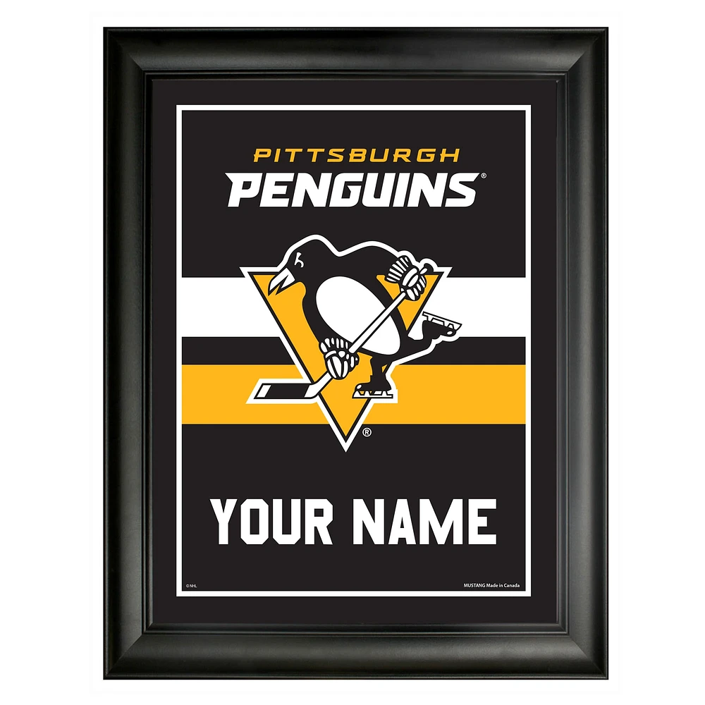 Pittsburgh Penguins 12'' x 16'' Personalized Team Frame