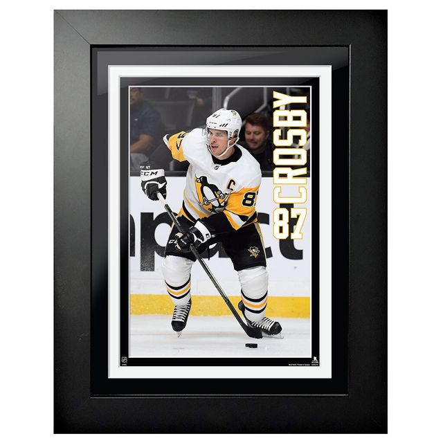 Sidney Crosby Pittsburgh Penguins - 12'' x 16'' Jersey Photo Encadrée