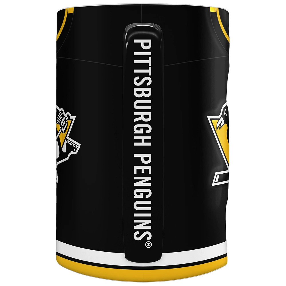 The Sports Vault Pittsburgh Penguins 20 oz. Jersey Sculpted Mug