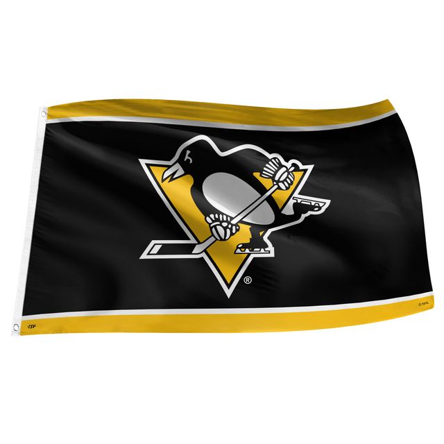 The Sports Vault Pittsburgh Penguins - Drapeau 3' x 5'