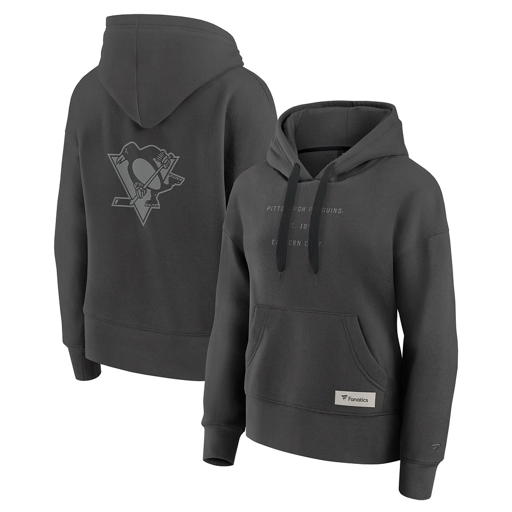 Sweat à capuche ton sur subtil Elements Future Ground des Penguins de Pittsburgh Fanatics pour femmes