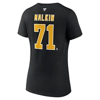 Women's Fanatics Evgeni Malkin Black Pittsburgh Penguins Special Edition 2.0 Name & Number V-Neck T-Shirt