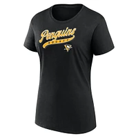 Women's Fanatics Pittsburgh Penguins Start to Finish T-Shirt & Shorts Combo Pack