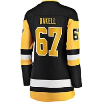 Women's Fanatics Rickard Rakell Black Pittsburgh Penguins Home Breakaway Player Jersey