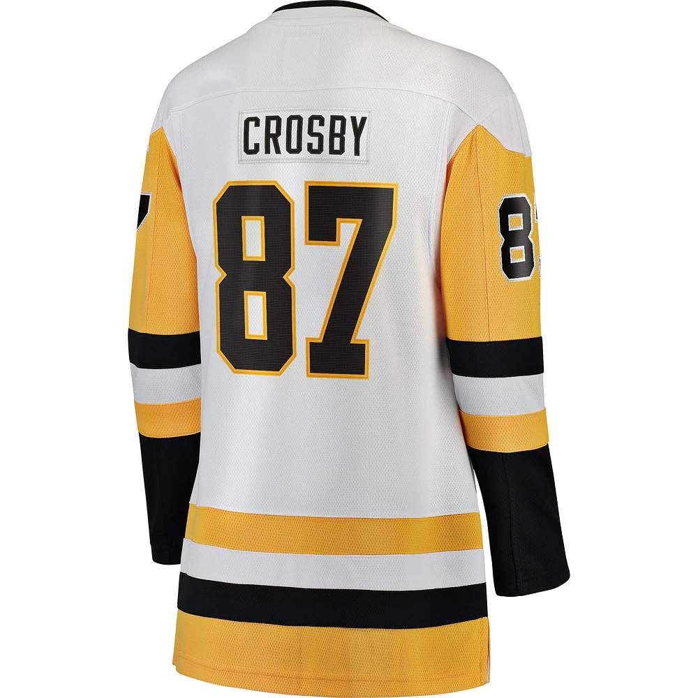 Women's Fanatics Sidney Crosby White Pittsburgh Penguins Premier Breakaway Player Jersey