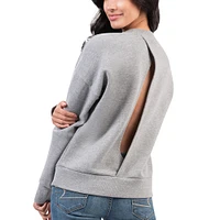 Sweat-shirt gris G-III 4Her par Carl Banks pour femmes, Penalty Box des Penguins de Pittsburgh
