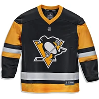 Youth Fanatics Black Pittsburgh Penguins Home Replica - Blank Jersey