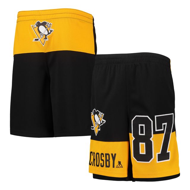 Short Sidney Crosby Pittsburgh Penguins Pandemonium avec nom et numéro pour jeune