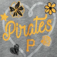 Infant Black/Gold/Gray Pittsburgh Pirates Batter Up 3-Pack Bodysuit Set