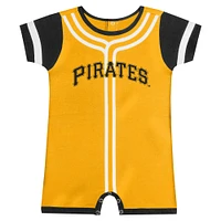Infant Gold Pittsburgh Pirates Fast Pitch Romper