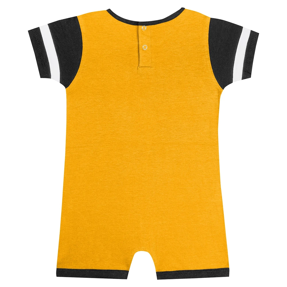 Infant Gold Pittsburgh Pirates Fast Pitch Romper