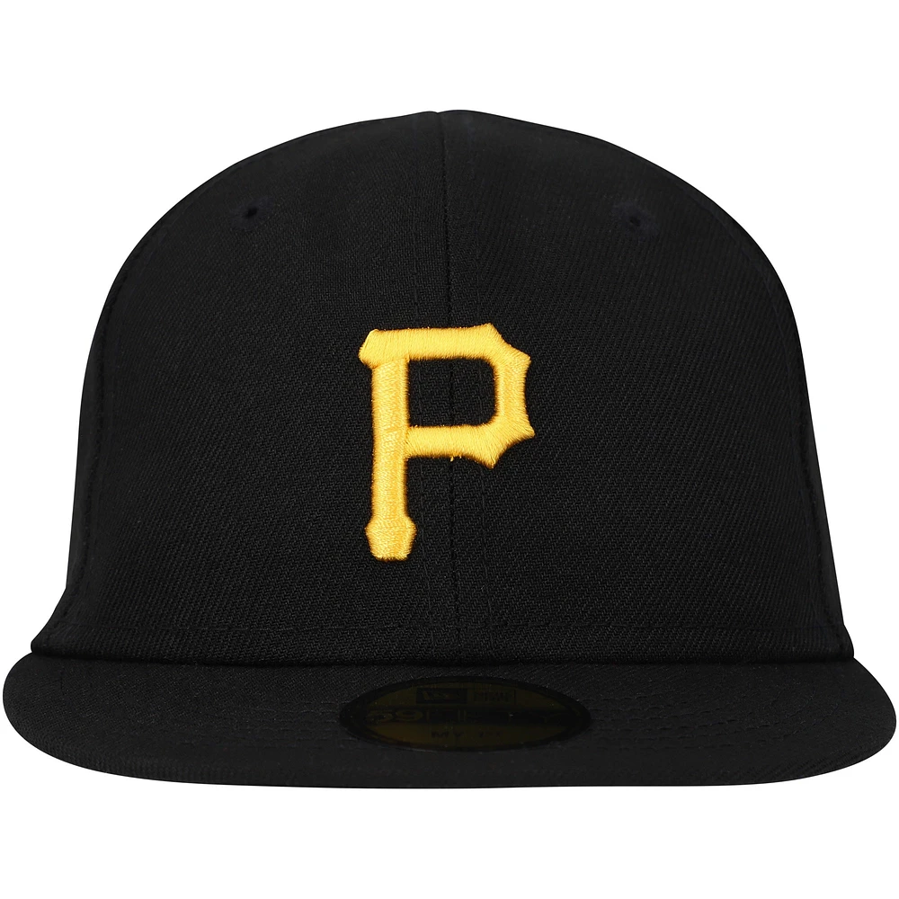 Casquette ajustée My First 59FIFTY Pittsburgh Pirates noire New Era pour bébé