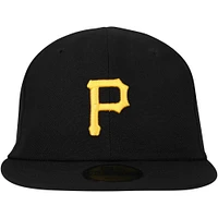 Casquette ajustée My First 59FIFTY Pittsburgh Pirates noire New Era pour bébé