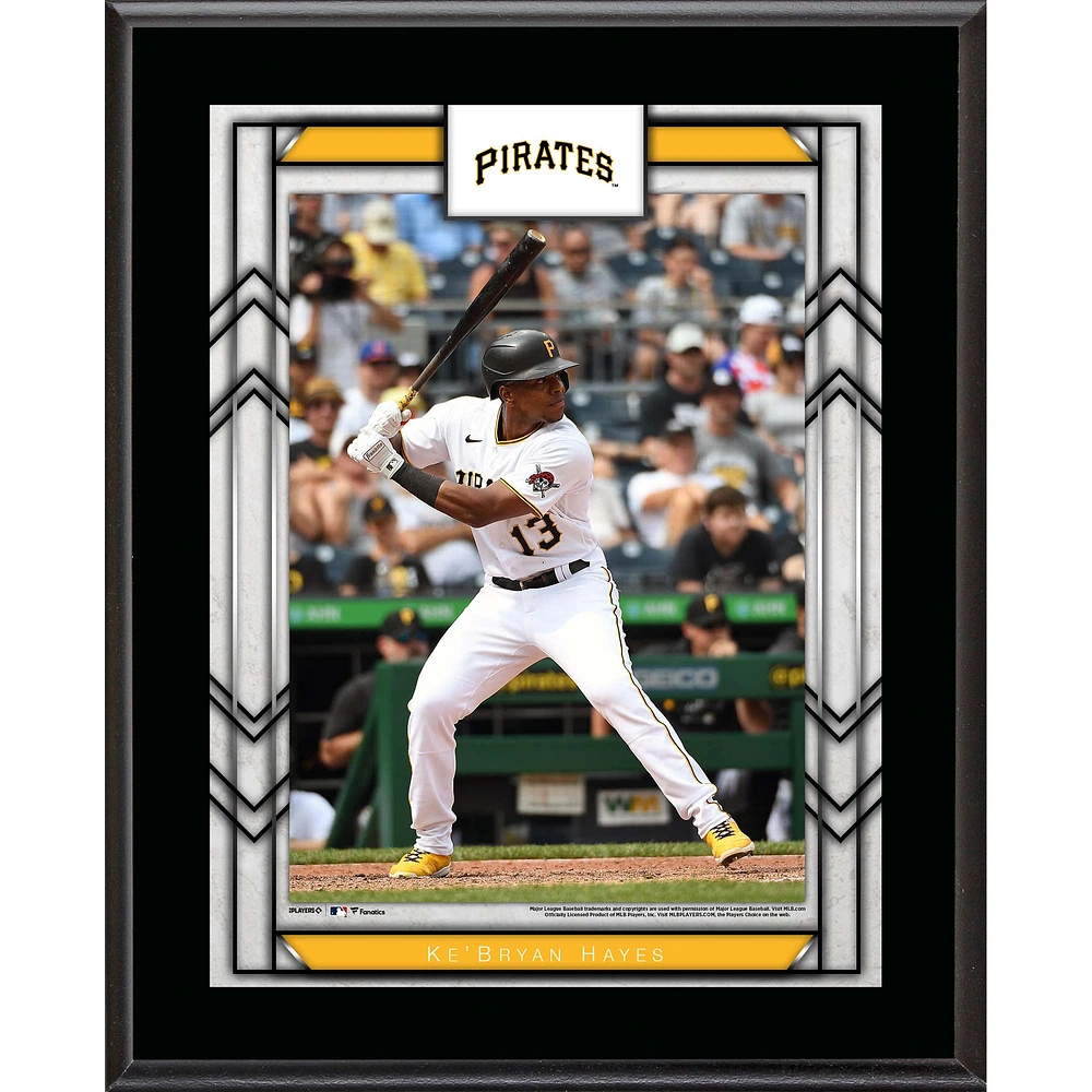 Ke'Bryan Hayes Pittsburgh Pirates Framed 10.5" x 13" Sublimated Player Plaque