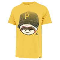 Men's '47 Paul Skenes Gold Pittsburgh Pirates Mustache Franklin T-Shirt
