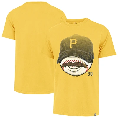 T-shirt Franklin doré à moustache des Pirates de Pittsburgh Paul Skenes pour homme '47