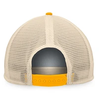 Men's Fanatics Black/Gold Pittsburgh Pirates Cooperstown Collection Talley Foam Trucker Snapback Hat