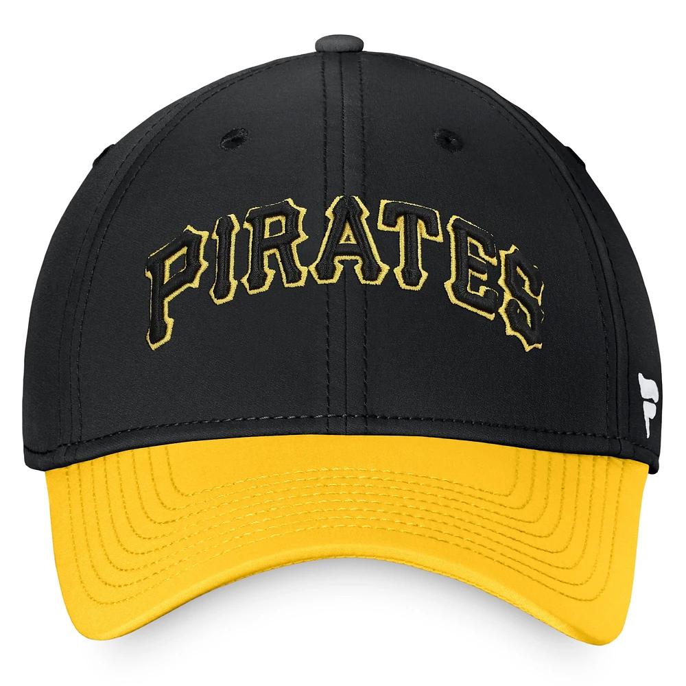Men's Fanatics Black/Gold Pittsburgh Pirates Core Flex Hat