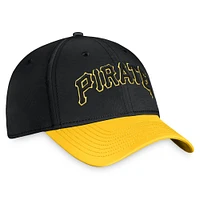 Men's Fanatics Black/Gold Pittsburgh Pirates Core Flex Hat