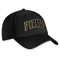 Men's Fanatics Black Pittsburgh Pirates Cooperstown Core Flex Hat