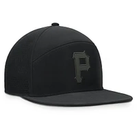Men's Fanatics Black Pittsburgh Pirates Horizon Snapback Hat
