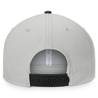 Men's Fanatics Gray/Black Pittsburgh Pirates Glory Days Two-Tone Snapback Hat