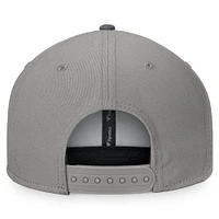 Men's Fanatics Gray/Charcoal Pittsburgh Pirates Ace Snapback Hat