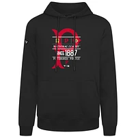 Men's Levelwear  Black Pittsburgh Pirates Cooperstown Collection Distressed Podium Acumen Pullover Hoodie