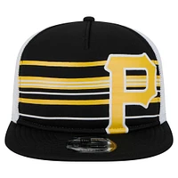 Men's New Era  Black Pittsburgh Pirates 9FIFTY A-Frame Trucker Snapback Hat