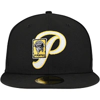 Casquette ajustée 59FIFTY Duo Logo 2.0 des Pirates de Pittsburgh New Era pour homme, noire