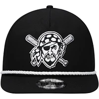 Men's New Era Black Pittsburgh Pirates Golfer Snapback Hat