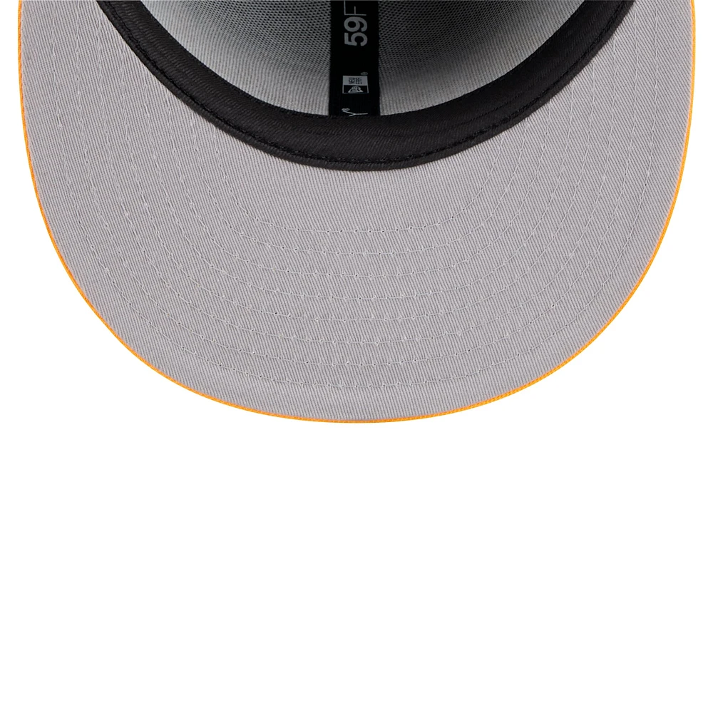 Casquette ajustée 59FIFTY Shadow Stitch des Pirates de Pittsburgh New Era pour homme