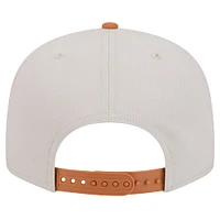 Men's New Era Khaki/Brown Pittsburgh Pirates Color Pack Two-Tone 9FIFTY Snapback Hat
