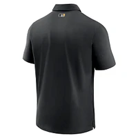 Men's Nike Black Pittsburgh Pirates Authentic Collection Flex Performance Polo